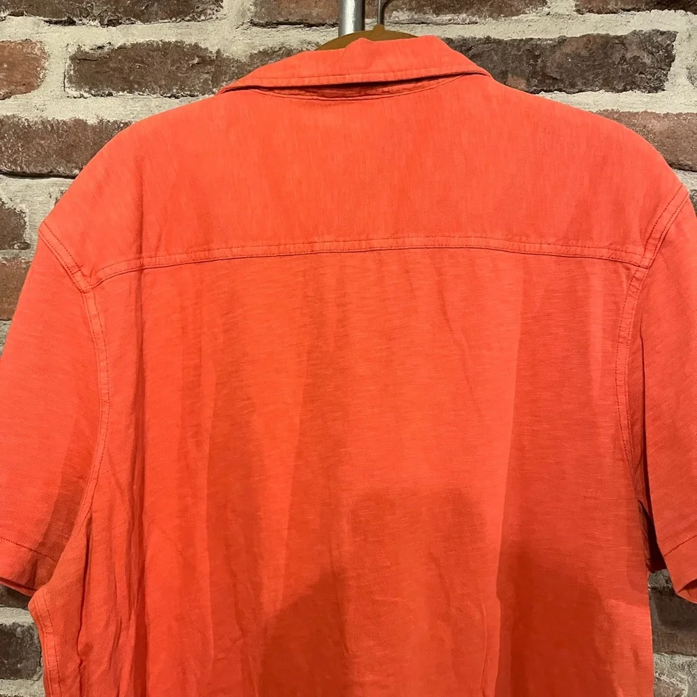 J. Crew Garment Dyed Button Up Pocket Shirt Size XL